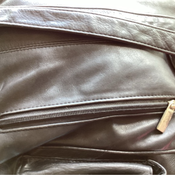 Vintage unisex leather backpack main image 6